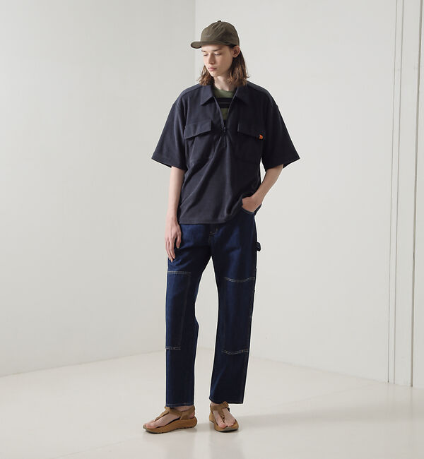 ABAHOUSE「【UNIVERSAL OVERALL/ユニバーサルオーバーオール】　パイル シャ」|シャツ・ブラウス|