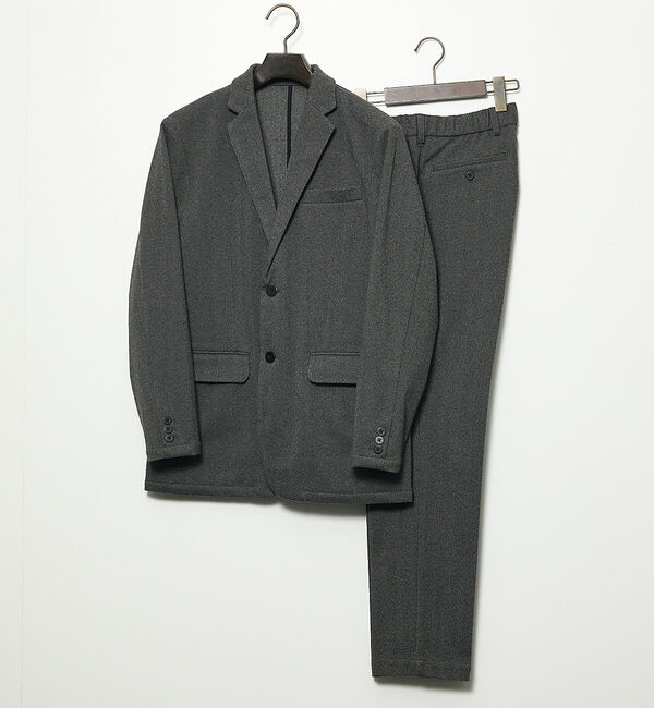 ABAHOUSE「【セットアップ対応】ヘリンボーン ジャガード ニットスラックス」|スラックス|