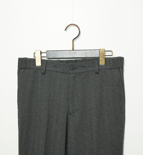 ABAHOUSE「【セットアップ対応】ヘリンボーン ジャガード ニットスラックス」|スラックス|