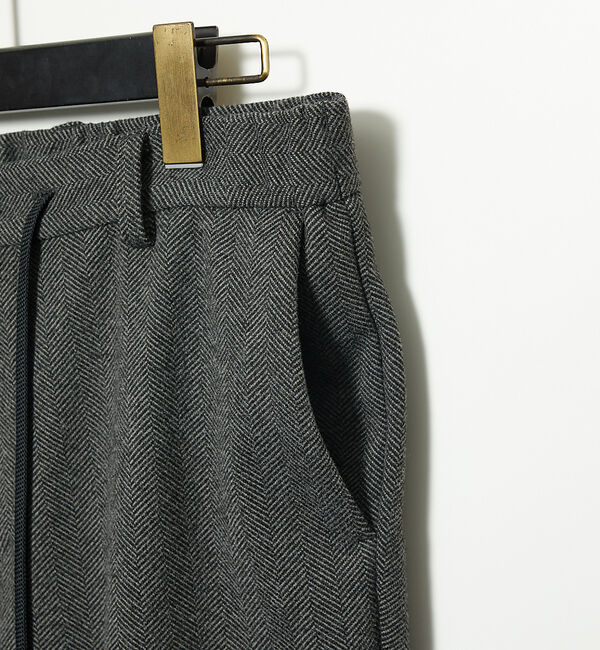 ABAHOUSE「【セットアップ対応】ヘリンボーン ジャガード ニットスラックス」|スラックス|