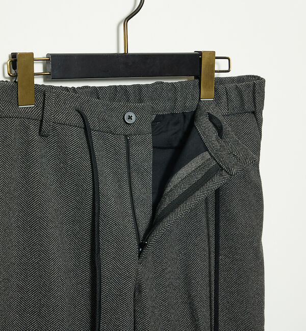 ABAHOUSE「【セットアップ対応】ヘリンボーン ジャガード ニットスラックス」|スラックス|