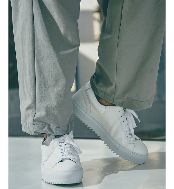 alfredoBANNISTER「【Margome sole】シャークソール レザースニーカー」|スニーカー|