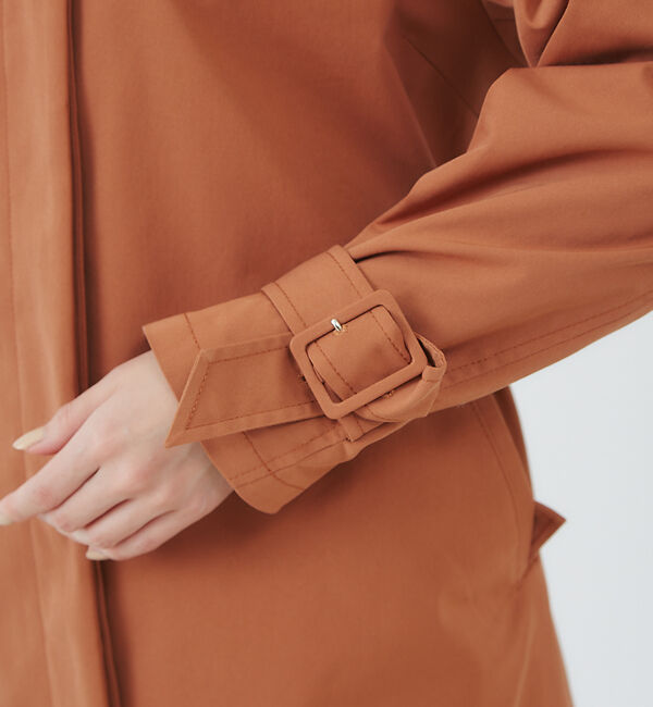 Rouge vif「バックギャザーミドルコート」|トレンチコート|