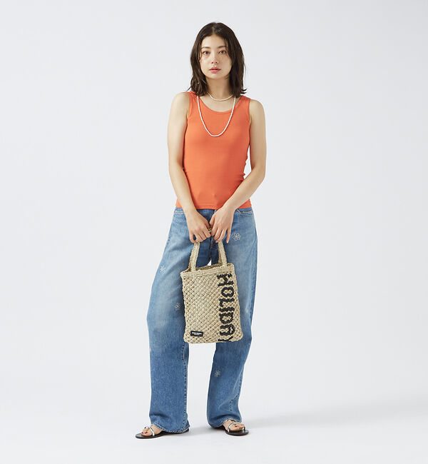 Rouge vif「【SONIA BENGAL】レタートートバッグ / ミニバッグ / ハンドメイド」|ハンドバッグ|