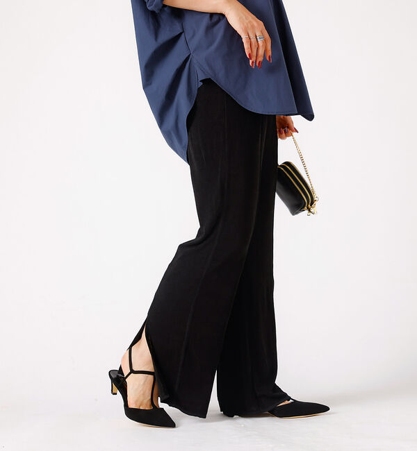 Rouge vif「【EVER AFTER/エバーアフター】ラメイージーパンツ / ラメ セミフレア」|その他|