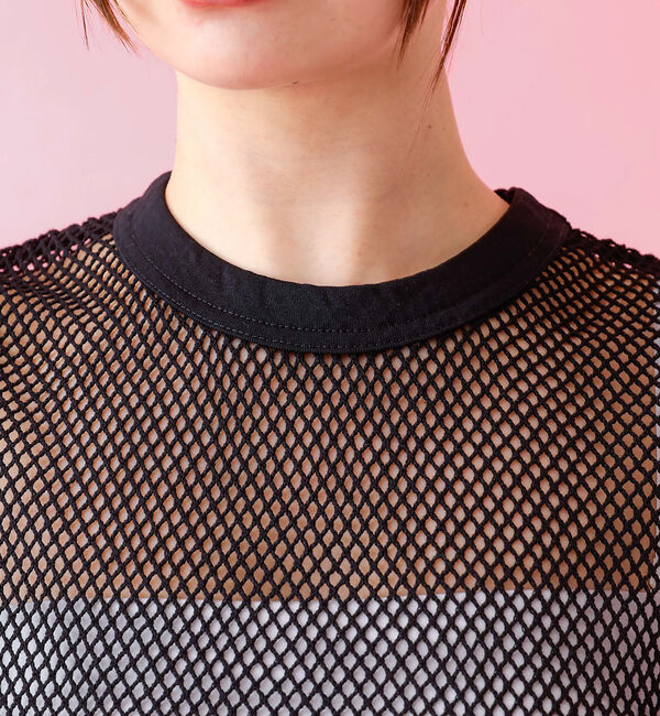 Rouge vif「【JOHNBULL/ジョンブル】メッシュノースリーブトップス / タンクトップ」|Tシャツ・カットソー|