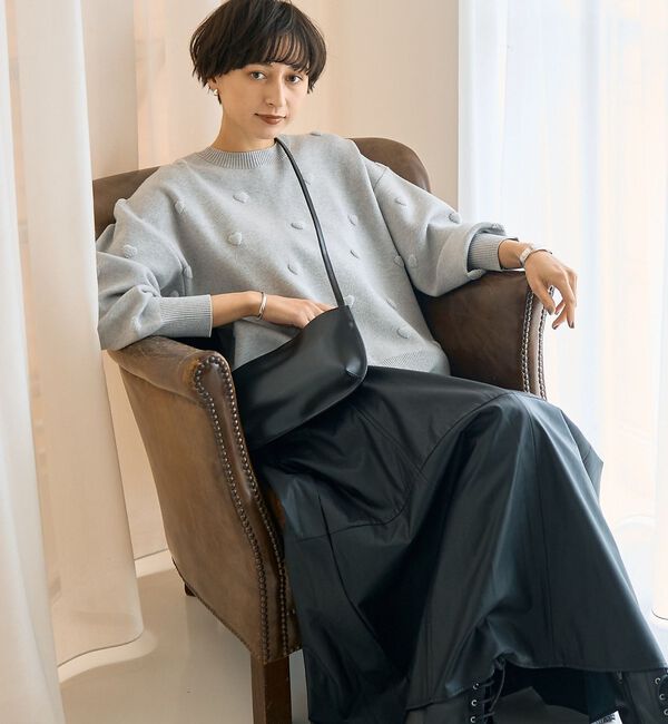 Rouge vif「【CHIMERE/シメール】スプリットレザーミニショルダーバッグ【予約】」|ショルダー・メッセンジャー|