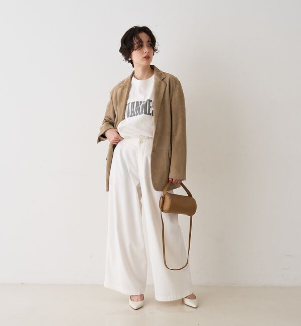 Rouge vif「ポリコットン撥水ワイドパンツ【予約】」|その他|