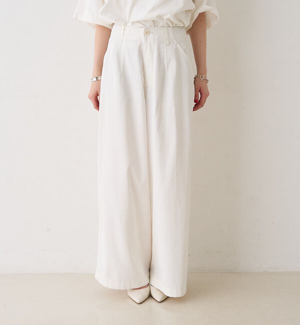 Rouge vif「ポリコットン撥水ワイドパンツ【予約】」|その他|