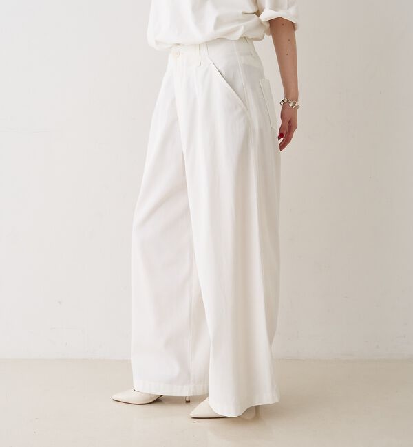 Rouge vif「ポリコットン撥水ワイドパンツ【予約】」|その他|