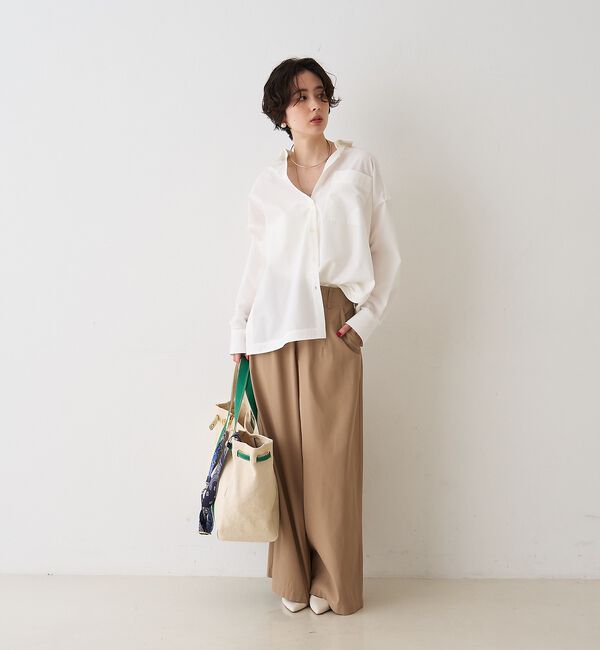 Rouge vif「ポリコットン撥水ワイドパンツ【予約】」|その他|