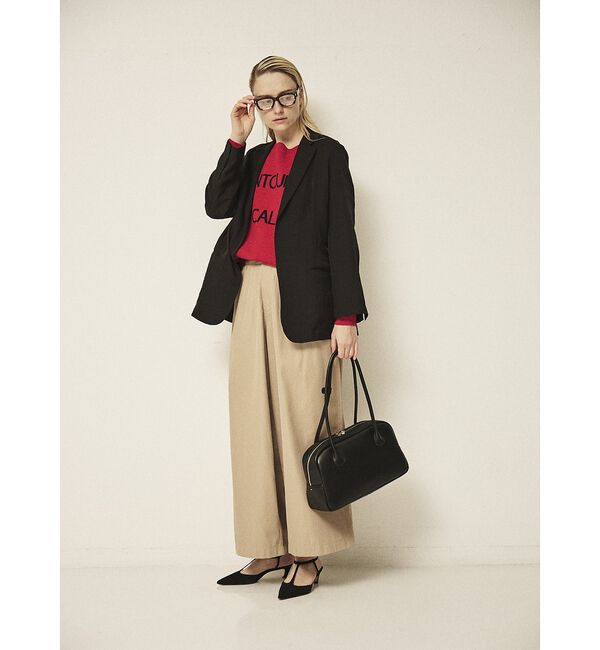 Rouge vif「ポリコットン撥水ワイドパンツ【予約】」|その他|