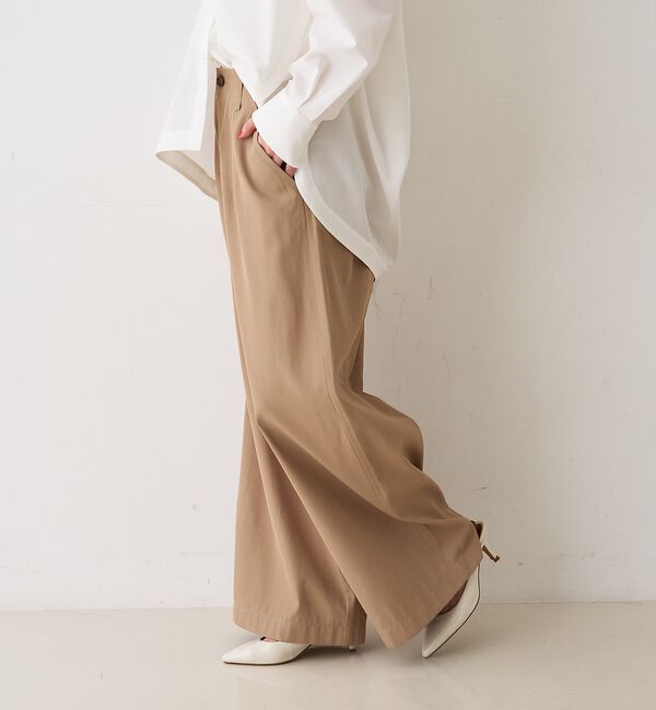 Rouge vif「ポリコットン撥水ワイドパンツ【予約】」|その他|