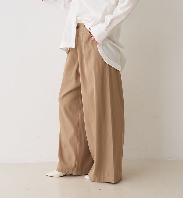 Rouge vif「ポリコットン撥水ワイドパンツ【予約】」|その他|