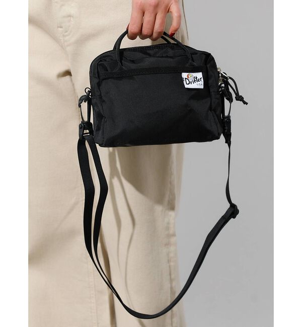Rouge vif「【Drifter/ドリフター】Tiffin Mini Bag/ティフィンミニバッ」|ショルダー・メッセンジャー|ブラック