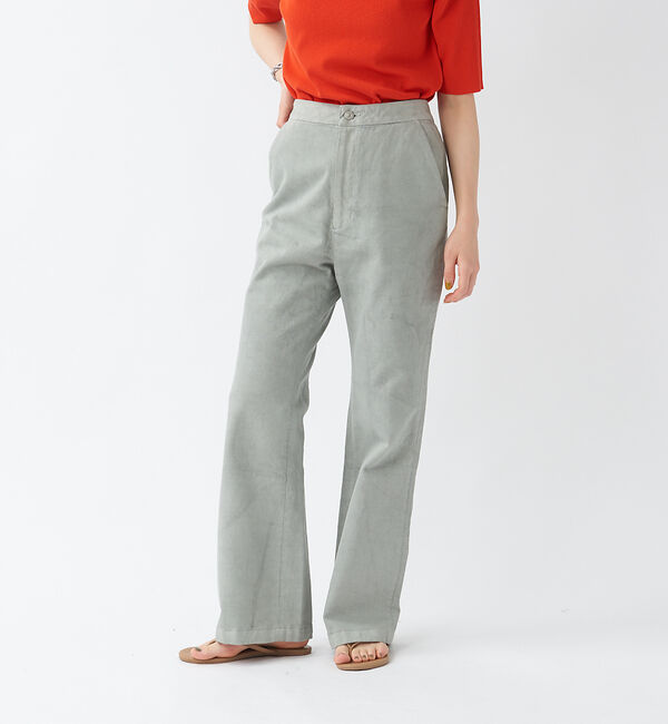 qualite「【e&times;qualite】製品染ストレートパンツ」|デニム|