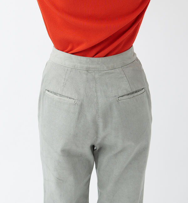 qualite「【e&times;qualite】製品染ストレートパンツ」|デニム|