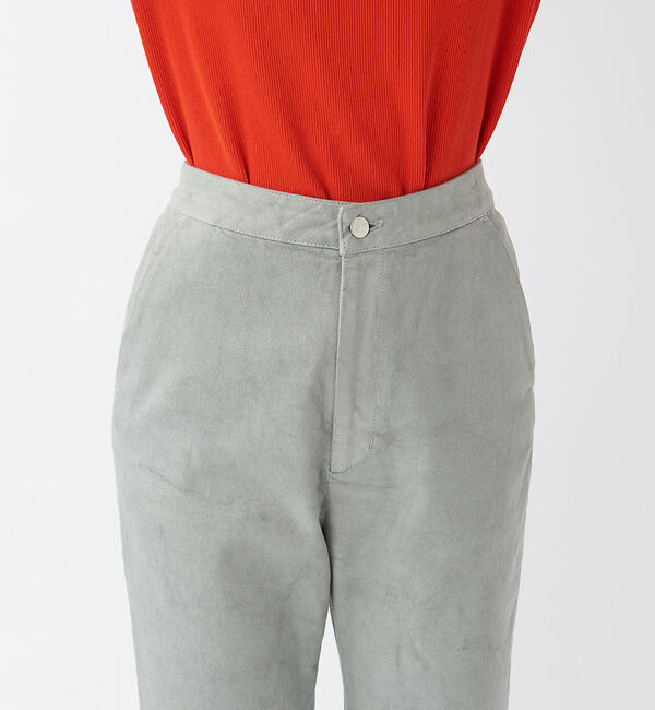 qualite「【e&times;qualite】製品染ストレートパンツ」|デニム|