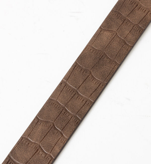 qualite「クルミバックルレザーベルト」|ベルト|