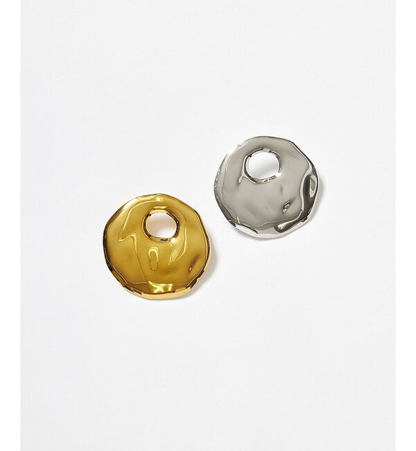 qualite「ステンレスサークルブローチ/ゴールド/シルバー」|その他|