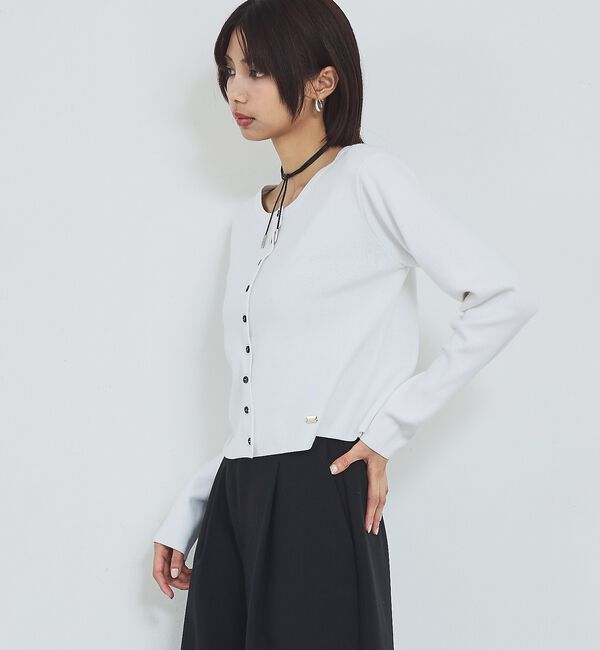 abahouse mavie「ショートカーディガン」|カーディガン|