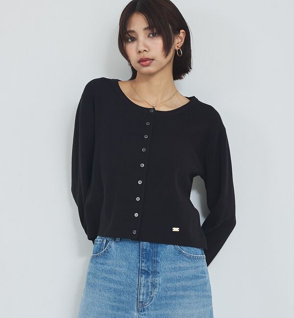 abahouse mavie「ショートカーディガン」|カーディガン|