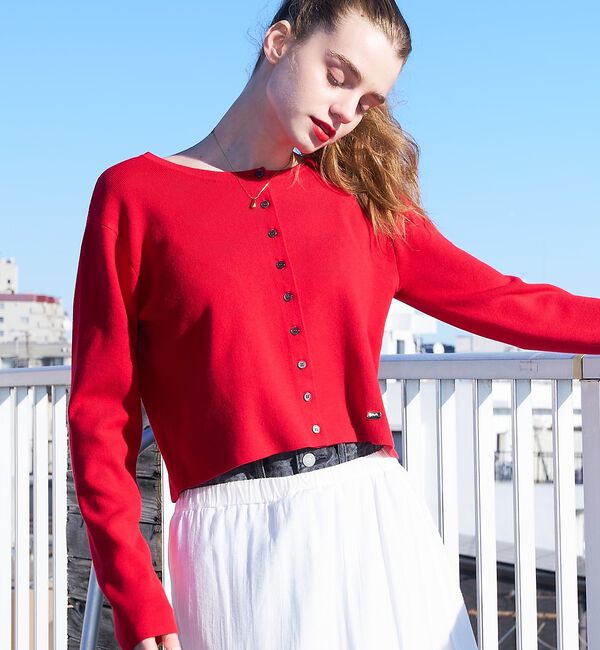 abahouse mavie「ショートカーディガン」|カーディガン|