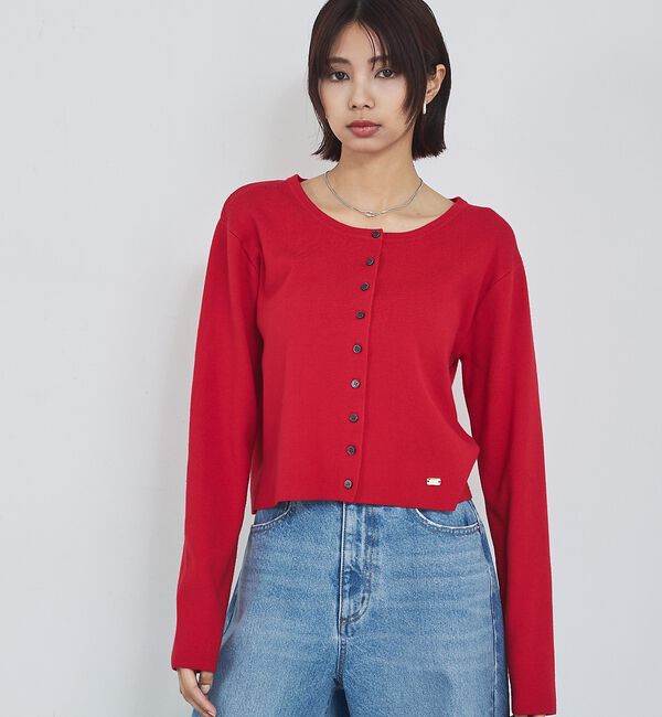 abahouse mavie「ショートカーディガン」|カーディガン|