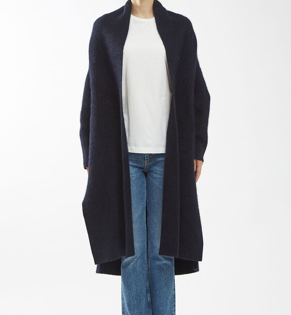 The Store by C' 「【COCUCA】Villi ガウンカーディガン」|カーディガン|ダークネイビー