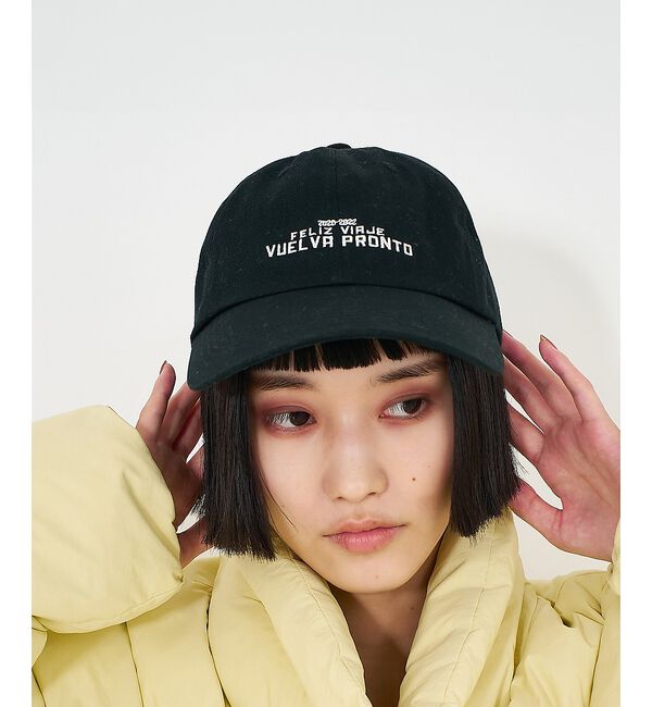 NOMINE「【LY】Letrero cap　レトロ看板風 刺繍 ロゴ キャップ」|その他|ブラック