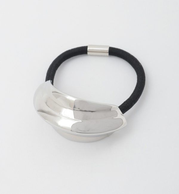 Liesse「【JAMIRAY/ジャミレイ】BAMBOO MOTIF HAIR TIE」|ヘアゴム・シュシュ|シルバー