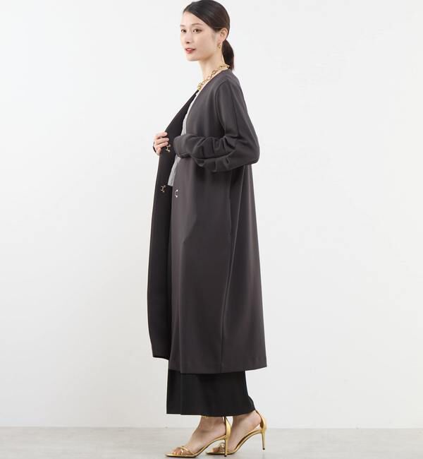 Soffitto「《定番》ノーカラータックスリーブコート（一部WEB限定カラー）」|その他|