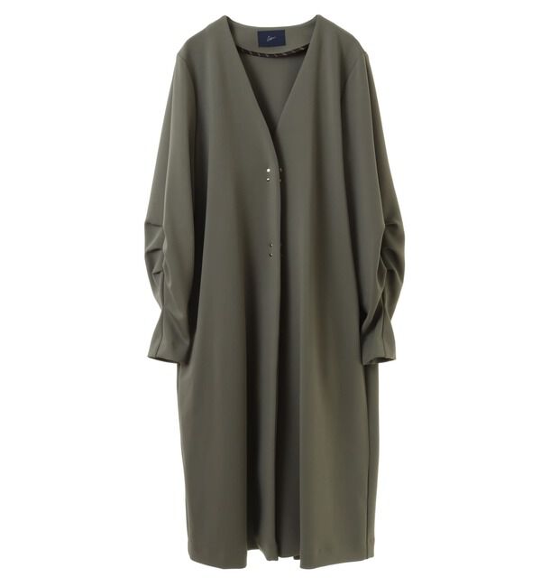 Soffitto「《定番》ノーカラータックスリーブコート（一部WEB限定カラー）」|その他|