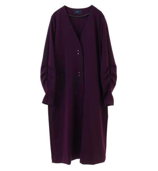 Soffitto「《定番》ノーカラータックスリーブコート（一部WEB限定カラー）」|その他|