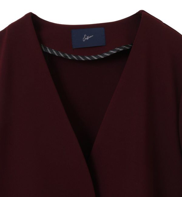 Soffitto「《定番》ノーカラータックスリーブコート（一部WEB限定カラー）」|その他|