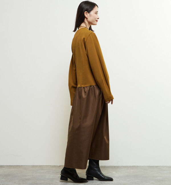 Soffitto「異素材使いワンピース」|ワンピース|