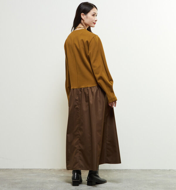 Soffitto「異素材使いワンピース」|ワンピース|