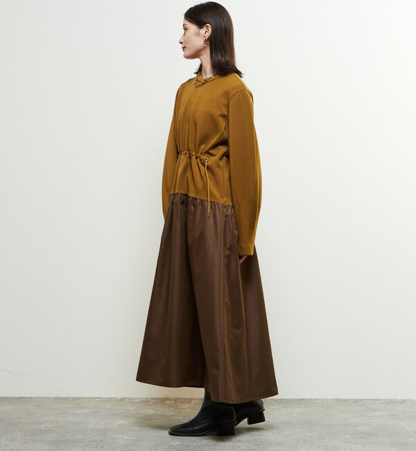 Soffitto「異素材使いワンピース」|ワンピース|