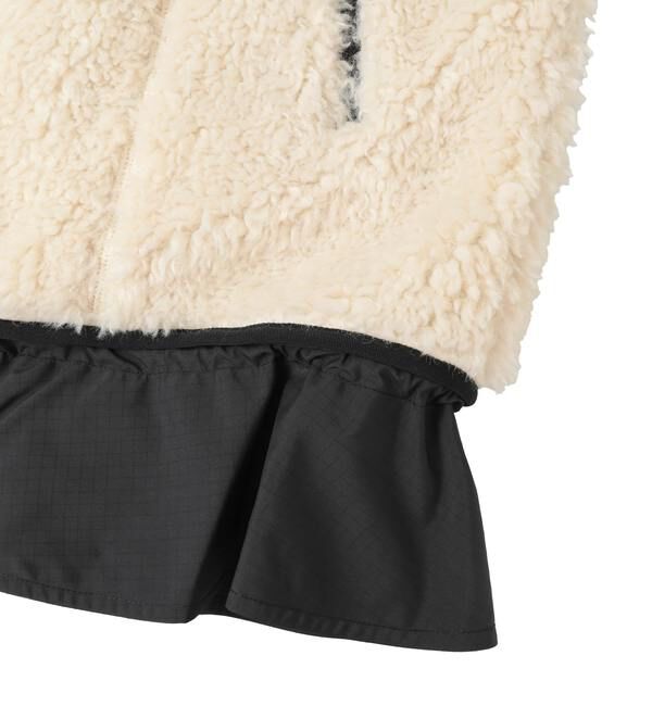 SOFFITTO「【3.1 Phillip Lim/スリーワンフィリップリム】ラッフルヘム シェルパジャケット」|ブルゾン・スタジャン|