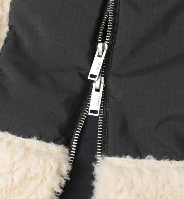 SOFFITTO「【3.1 Phillip Lim/スリーワンフィリップリム】ラッフルヘム シェルパジャケット」|ブルゾン・スタジャン|