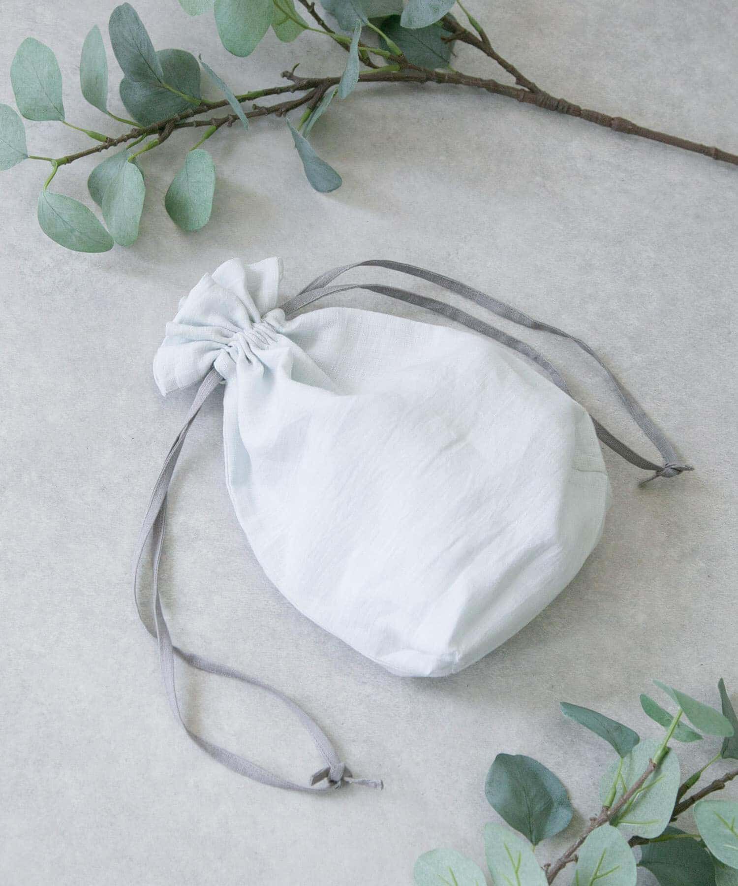 URBAN RESEARCH DOORS「『WEB限定』『別注』miiThaaii&times;DOORS　バイカラーリネン巾着M」|その他|