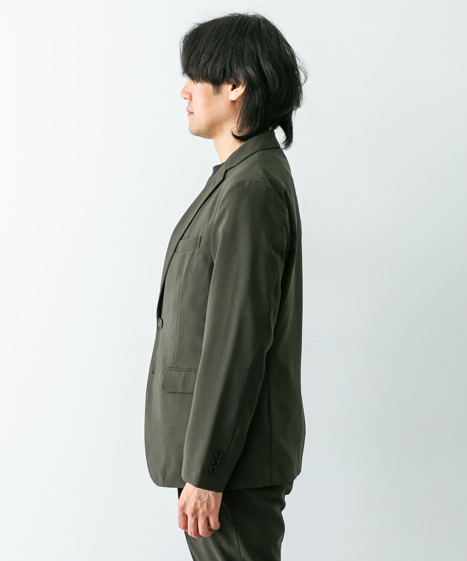 URBAN RESEARCH DOORS「『イージーケア』LIFE STYLE TAILOR　メランジトロストレッチジャケット」|その他|