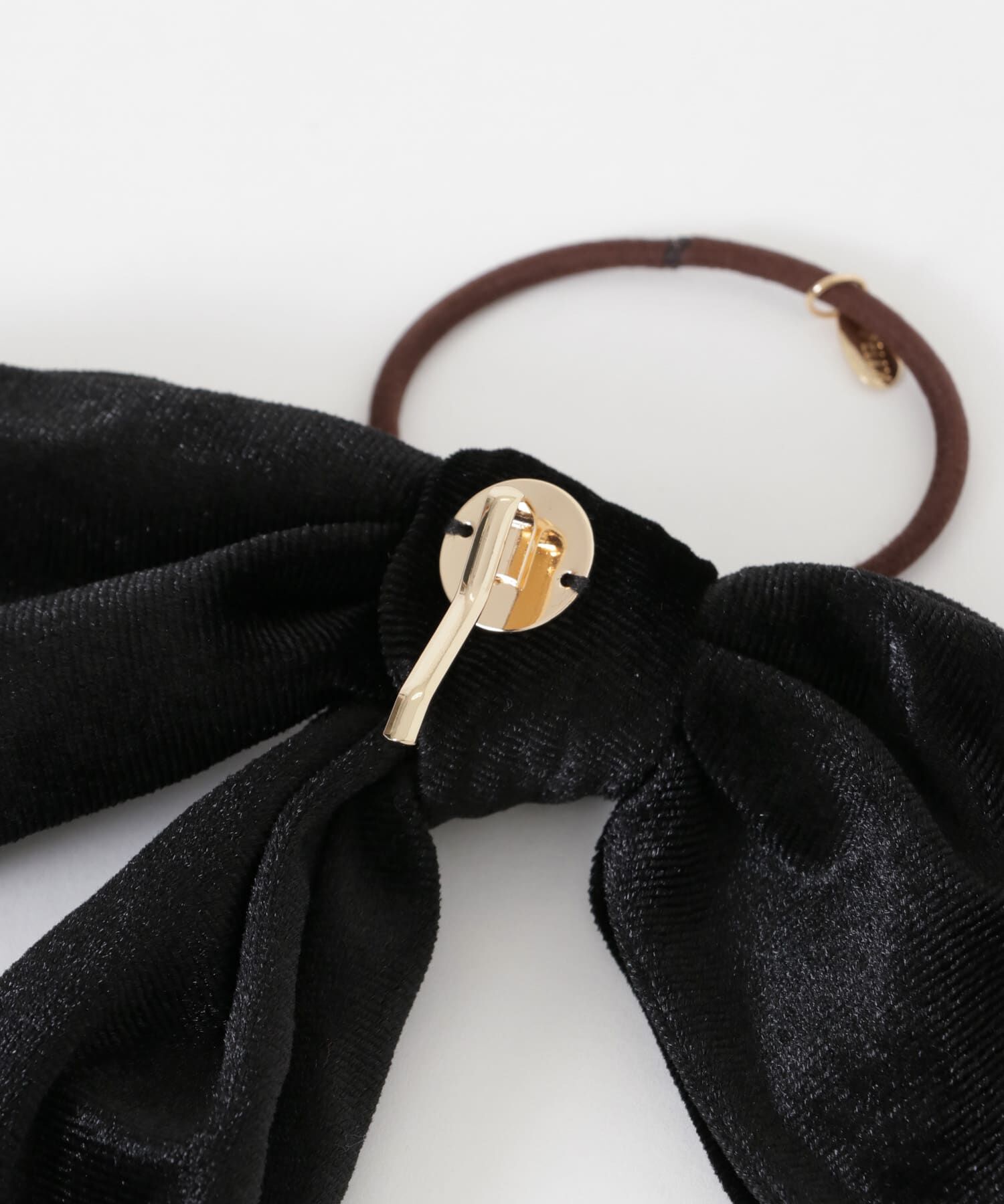 SMELLY「『WEB/一部店舗限定』ベロアビッグリボンヘアカフセット」|ヘアゴム・シュシュ|