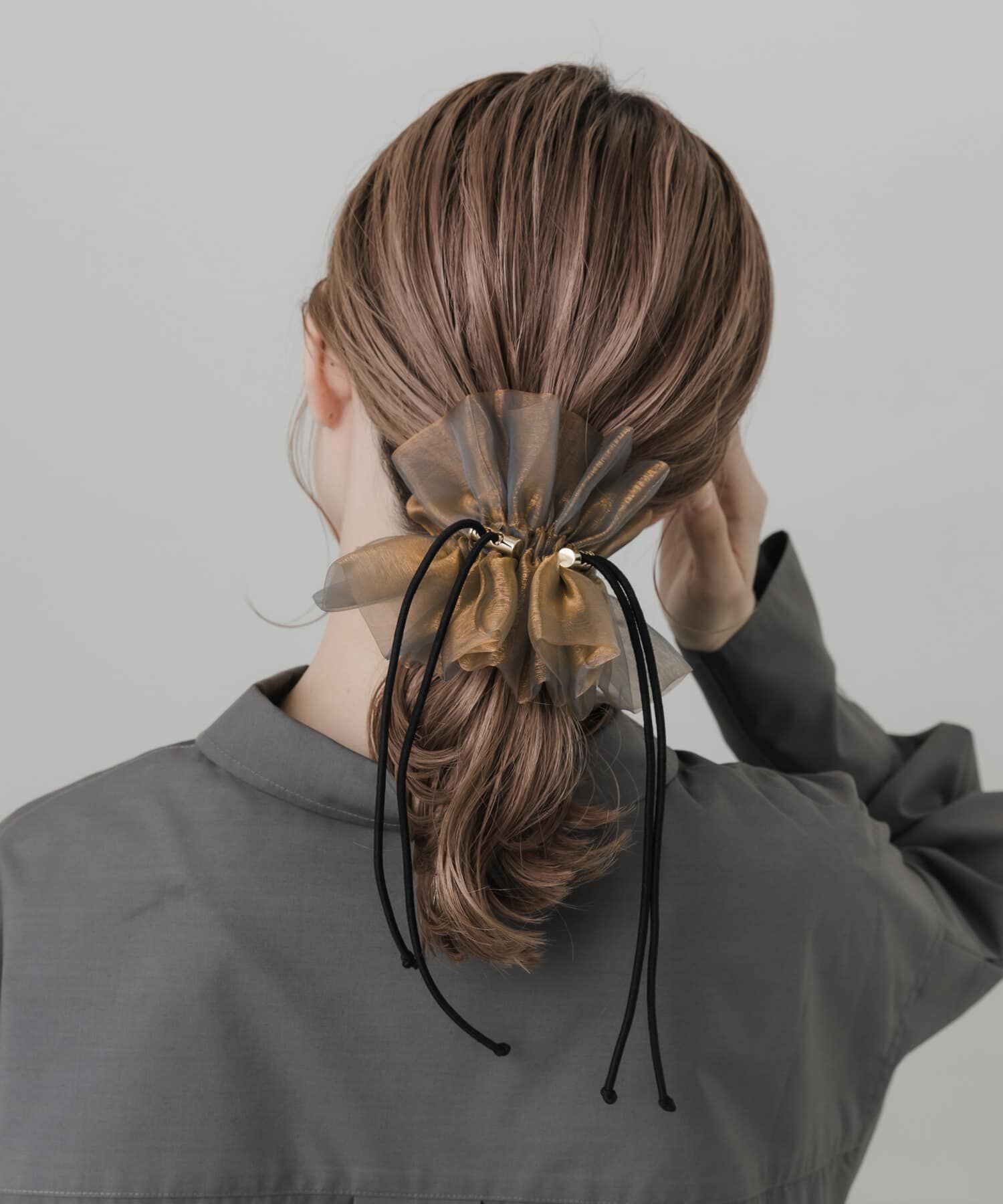 SMELLY「ドローコードシアーシュシュ」|ヘアゴム・シュシュ|