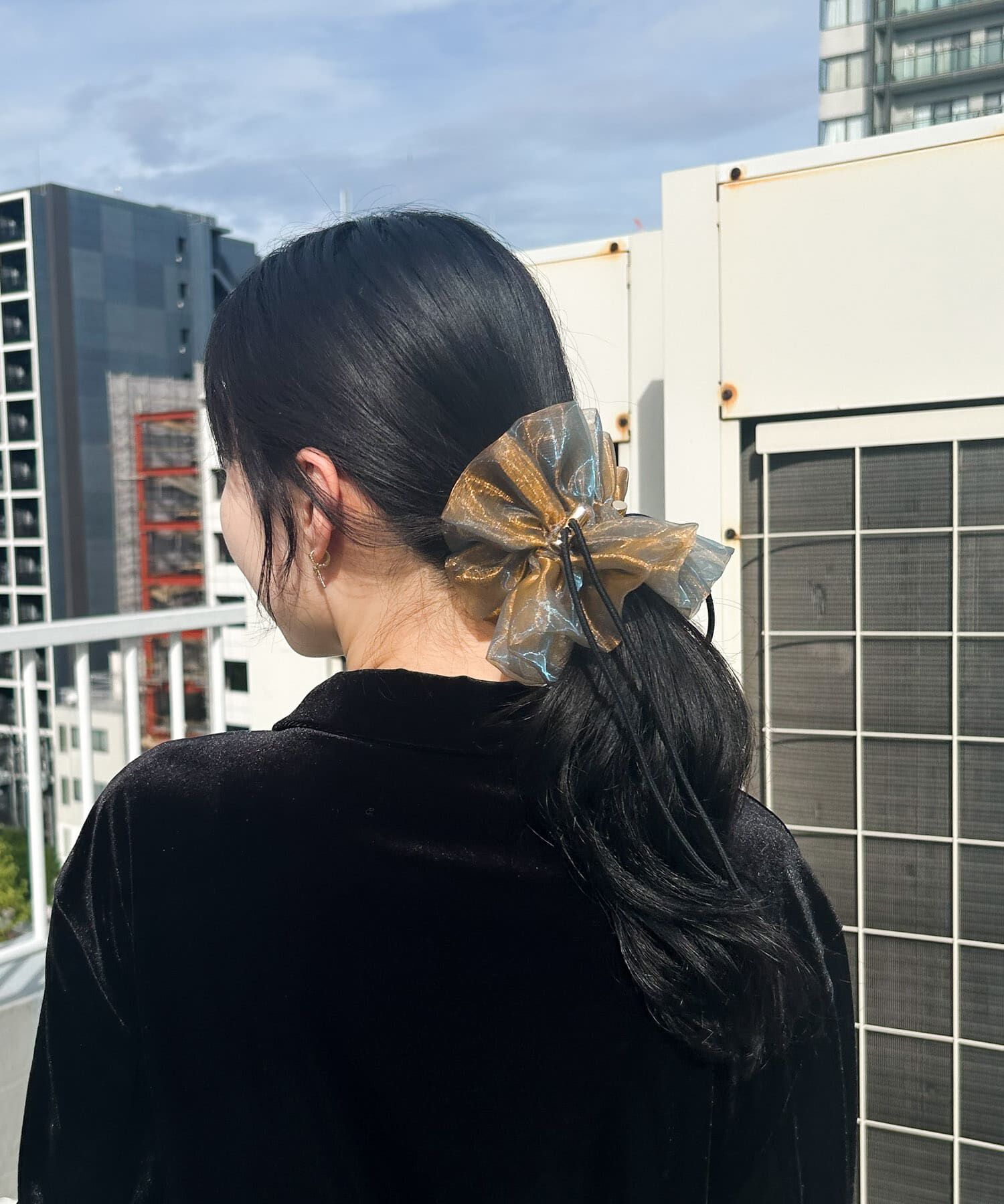 SMELLY「ドローコードシアーシュシュ」|ヘアゴム・シュシュ|