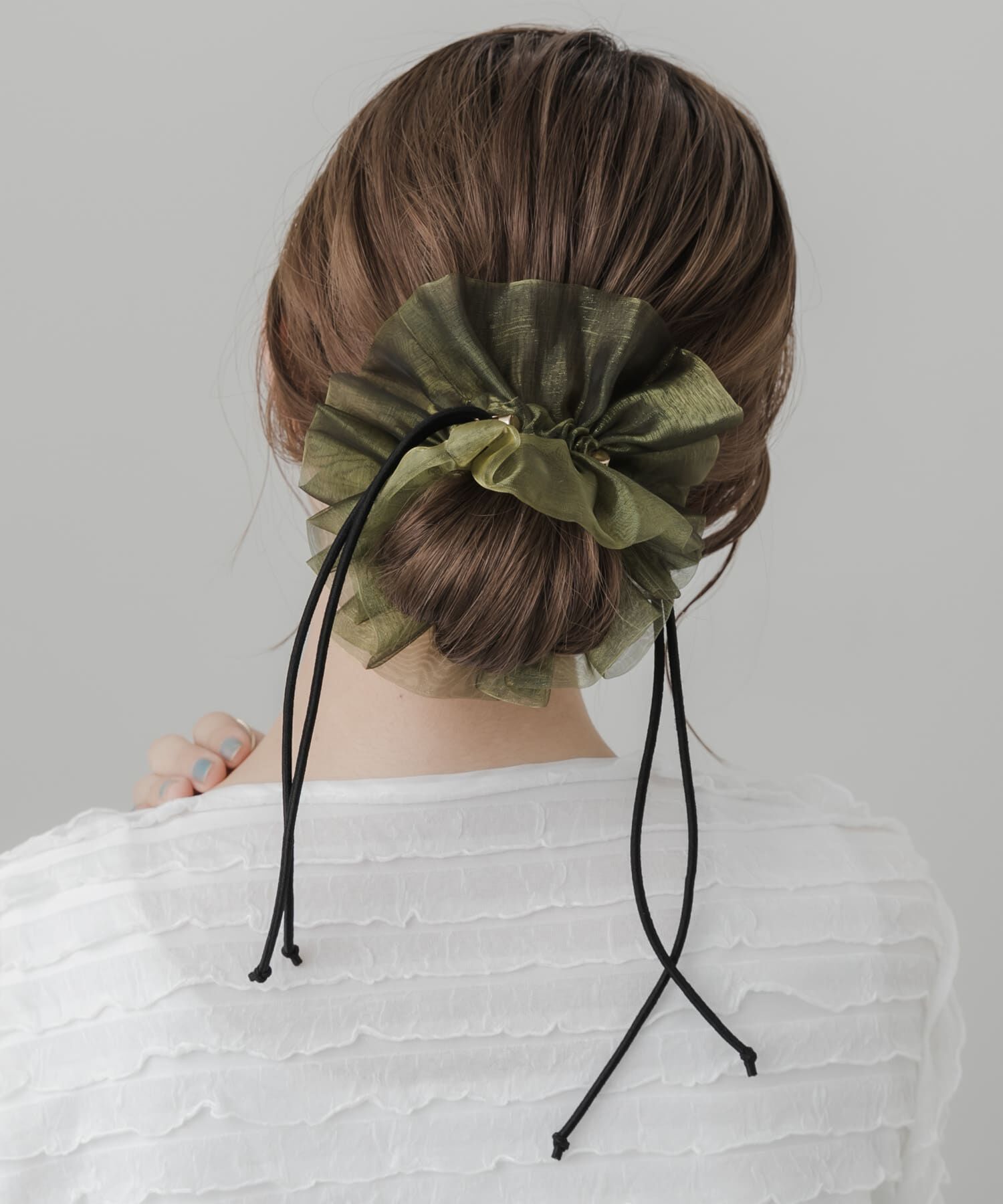 SMELLY「ドローコードシアーシュシュ」|ヘアゴム・シュシュ|