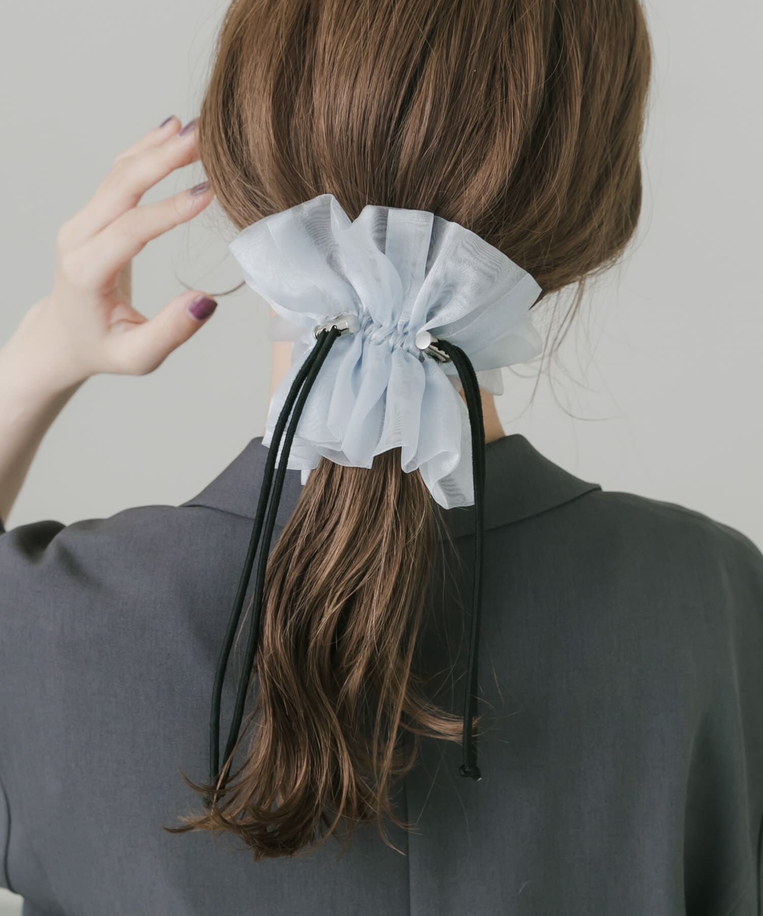 SMELLY「ドローコードシアーシュシュ」|ヘアゴム・シュシュ|