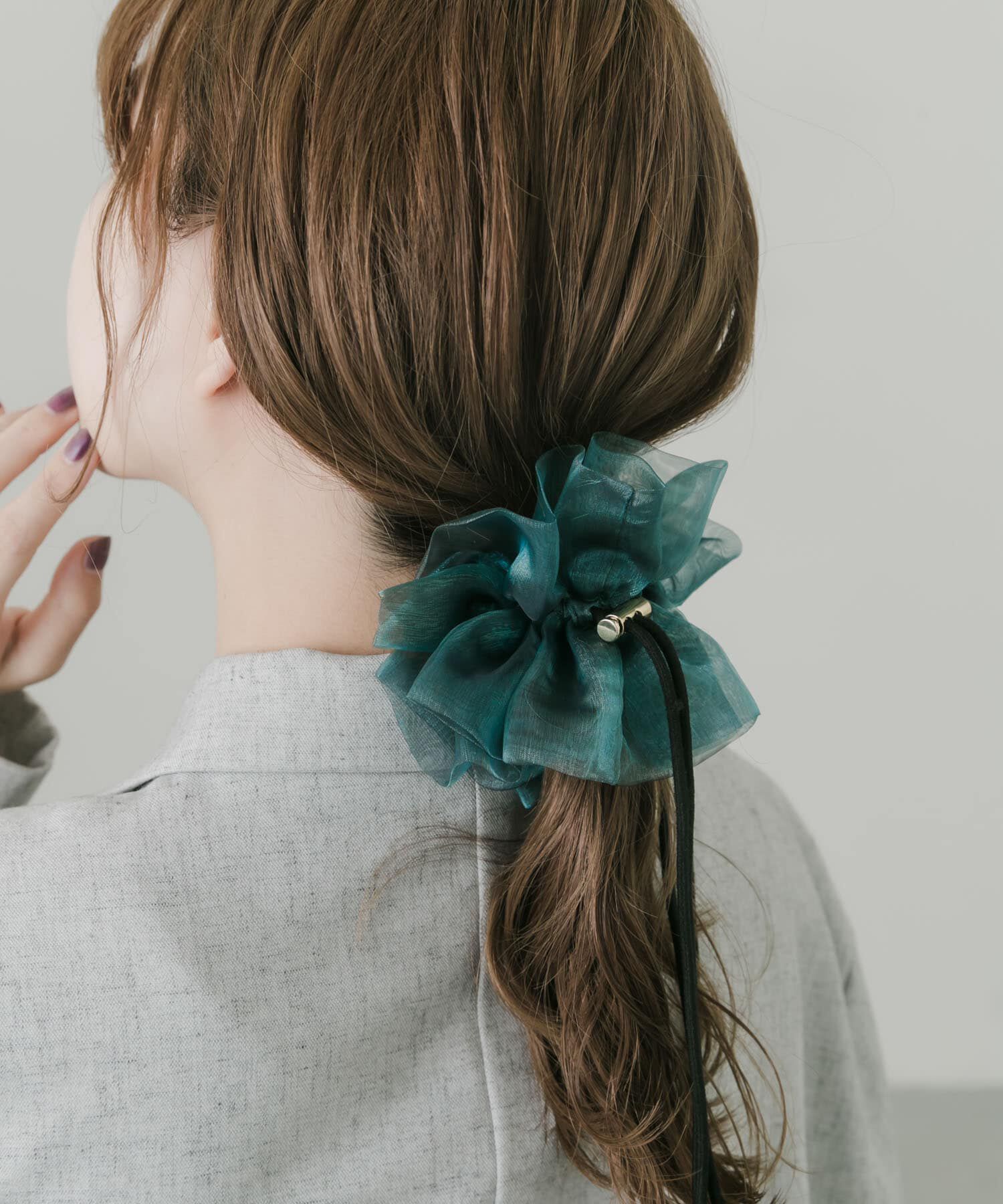 SMELLY「ドローコードシアーシュシュ」|ヘアゴム・シュシュ|