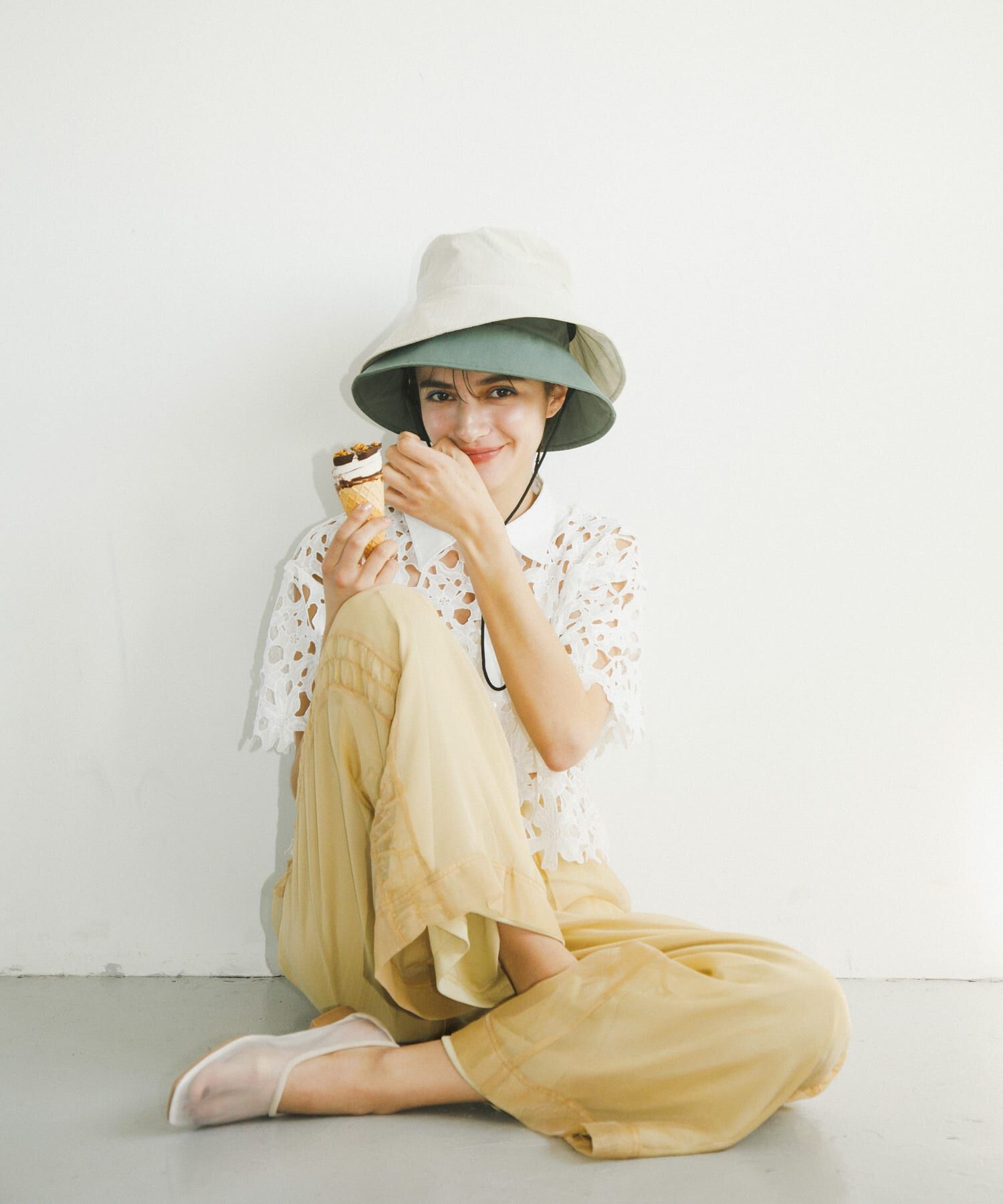 SMELLY「『撥水/UVカット』ハッスイドロストバケットハット」|ハット|