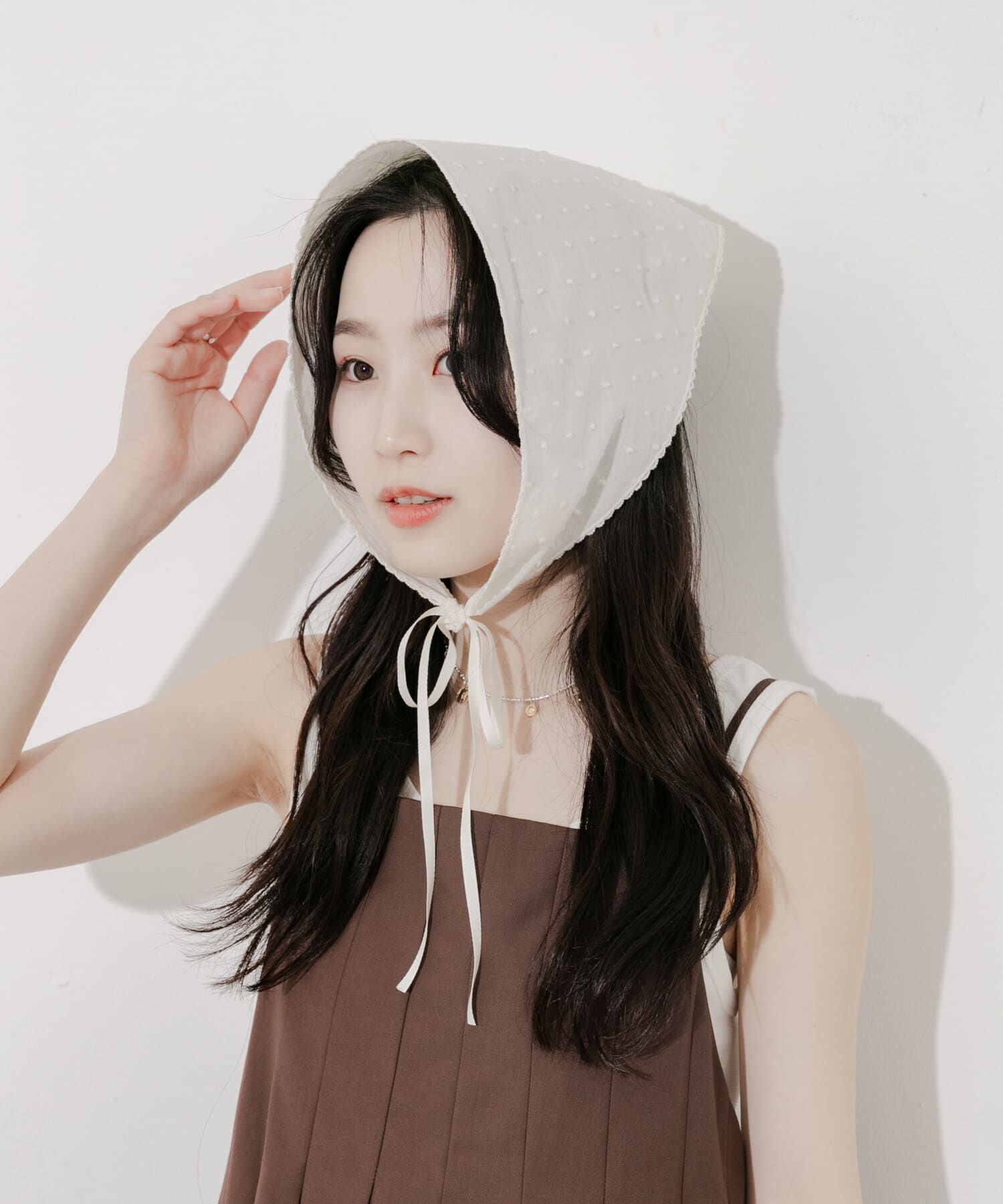 SMELLY「ドットバブーシュカ」|バンダナ・スカーフ|